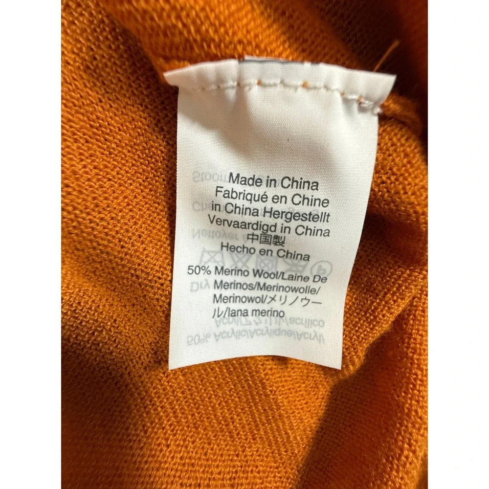 Madewell Knit‎ top, Cozy Soft Pullover Orange Tunic Casual